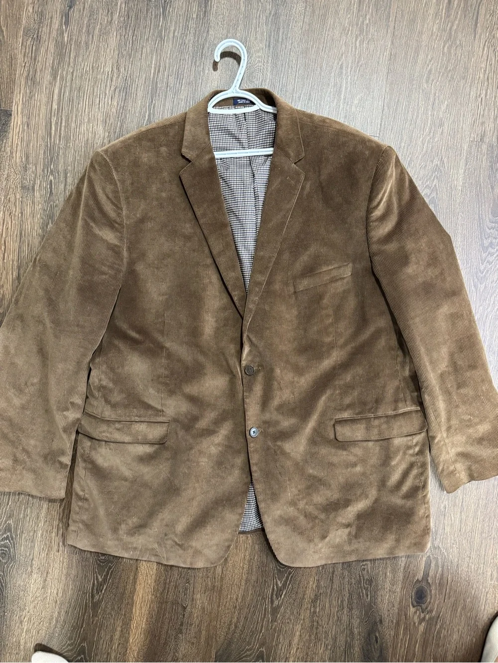 Saddlebred CORDUROY Blazer Mens 54L Cotton Brown Sport Coat Suit Jacket 2 Button